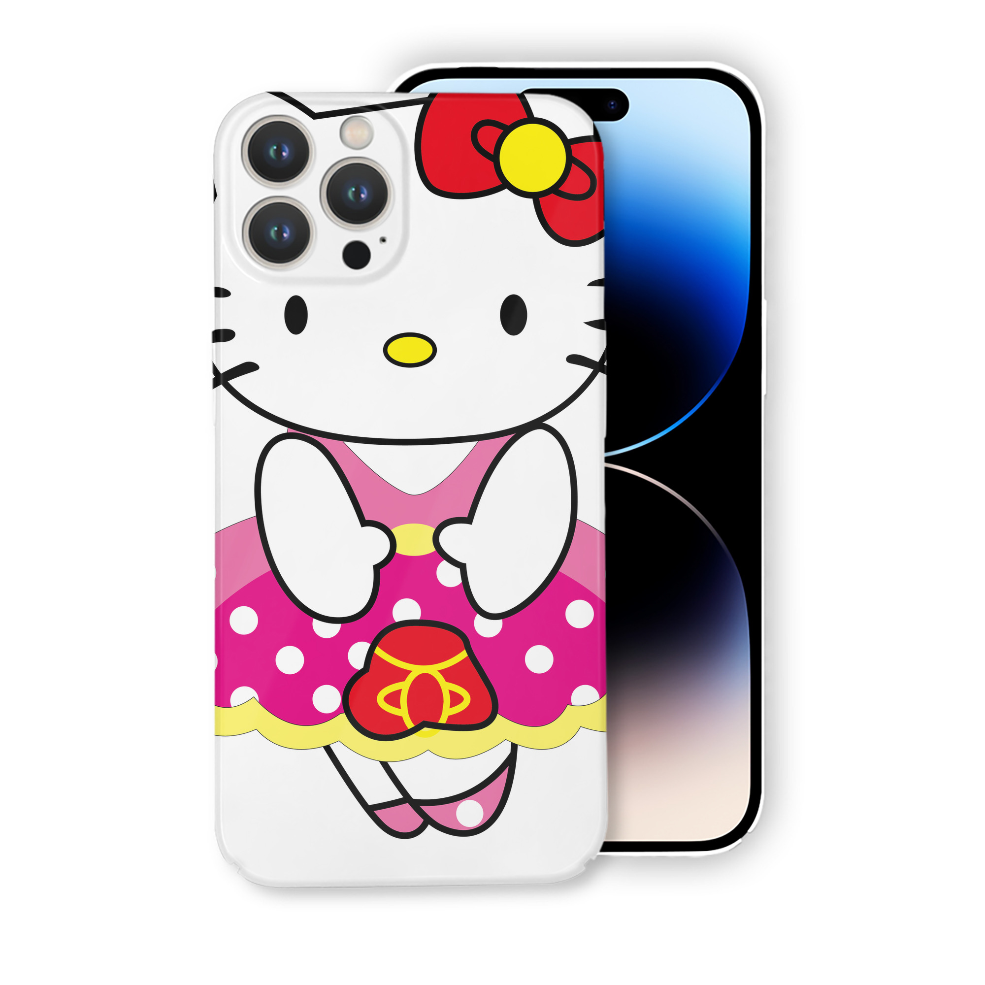 （画像用） Hello Kitty ハローキティ 【iPhone 14シリーズ対応】ハードケース